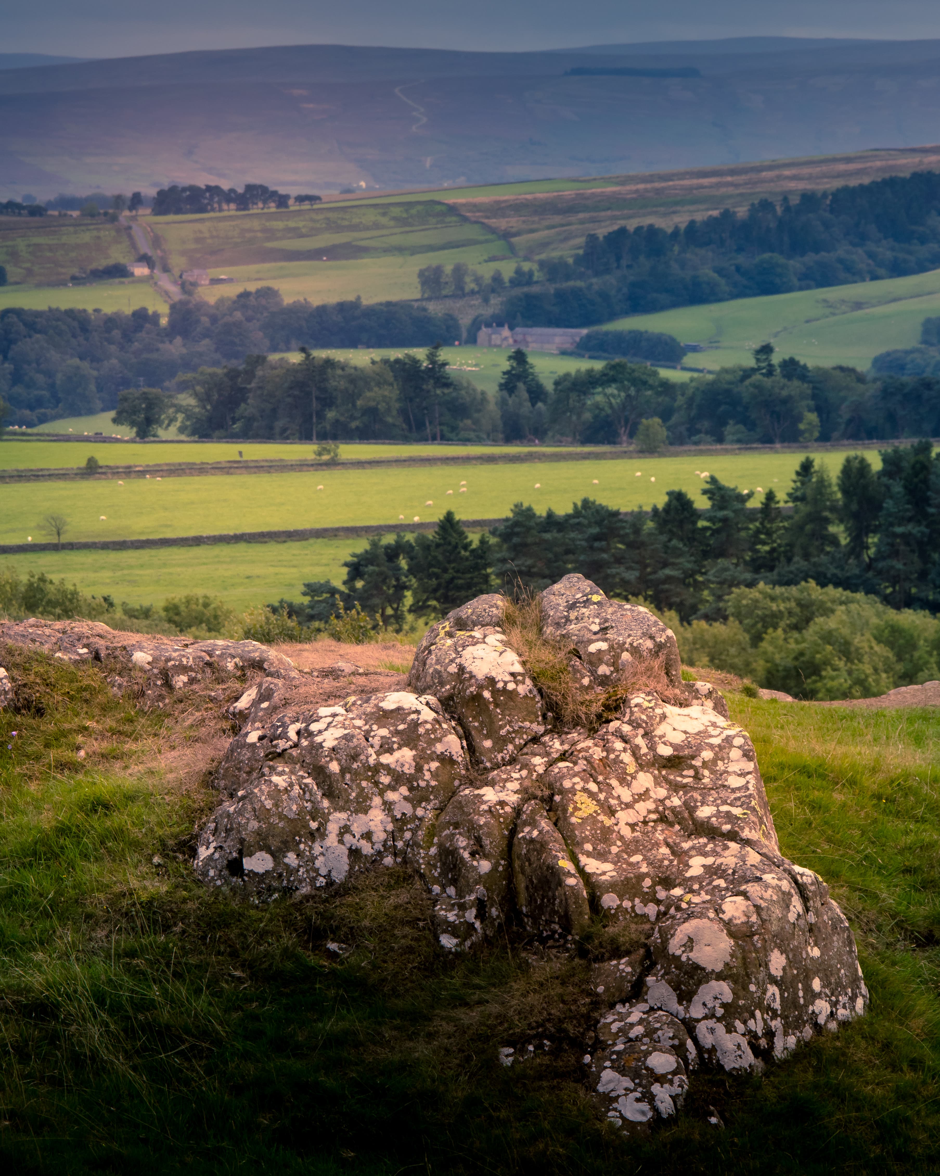 Rock and valley.